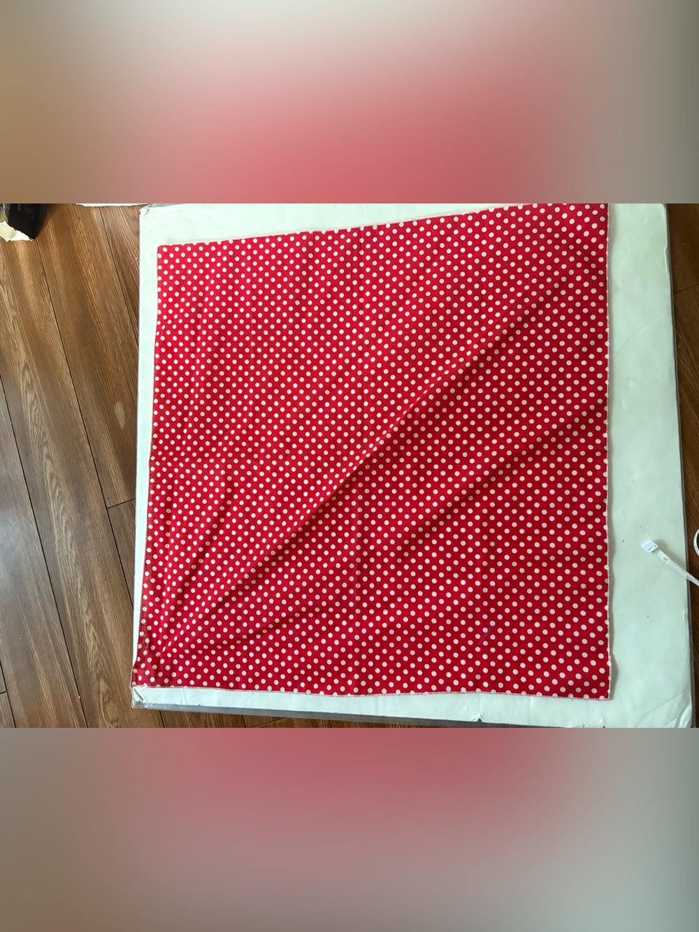 Red Polka Dot scarf bandana